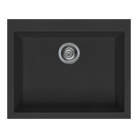 Artusi AGS611B Granitek single bowl sink in black