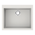 Artusi AGS611W Granitek single bowl sink in white