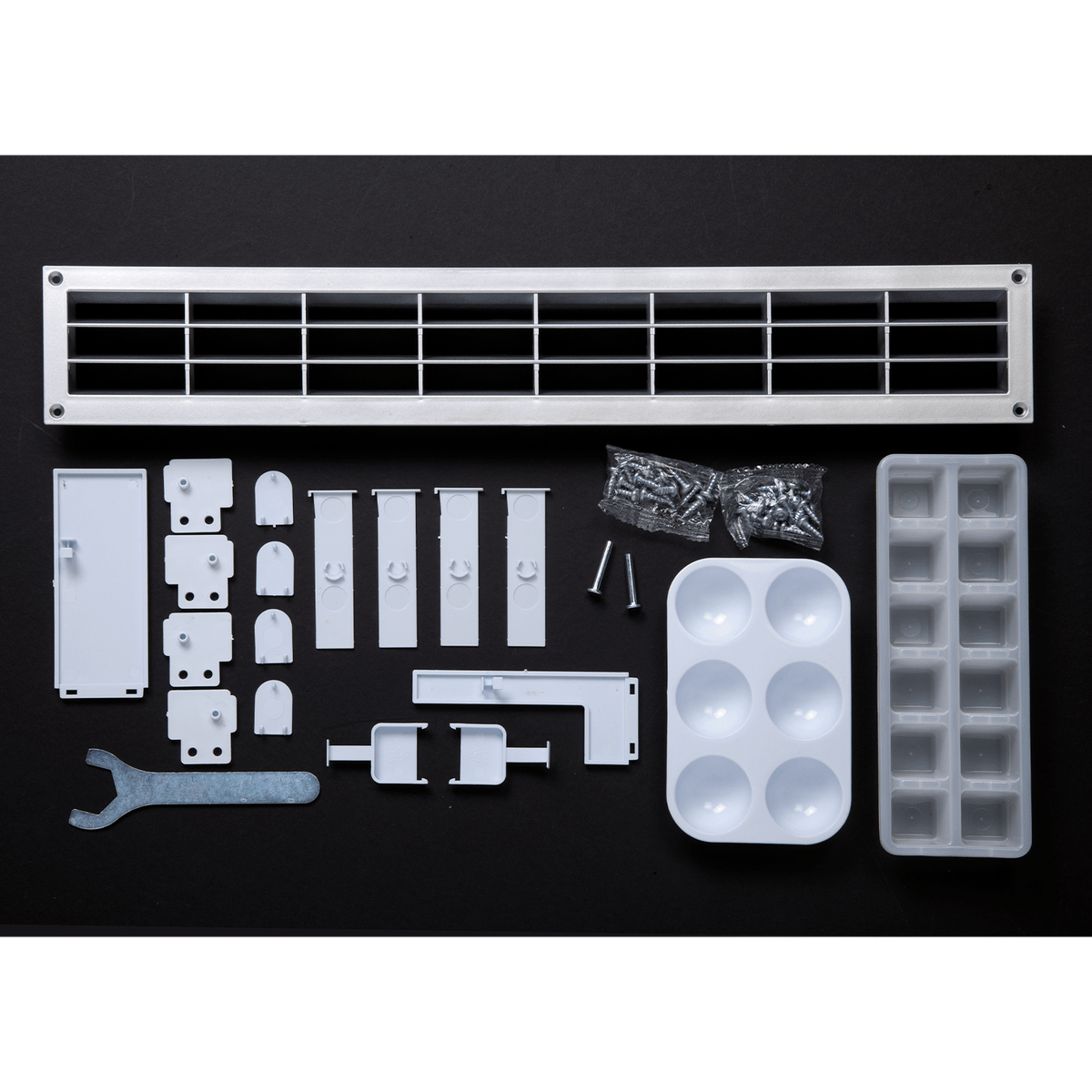 Artusi AINT3000 54cm integrated bottom mount refrigerator freezer - included accessories