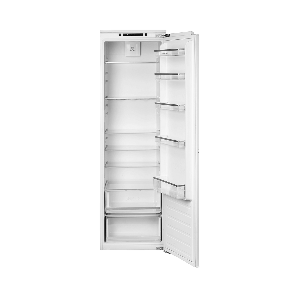 Artusi AINT5100 54cm integrated column refrigerator - interior view