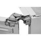 Artusi AINT5100 54cm integrated column refrigerator - door hinge detail