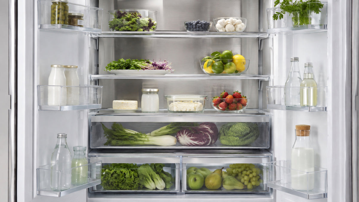 Artusi AINT9100FD 90cm integrated French door refrigerator freezer - lifestyle image 2