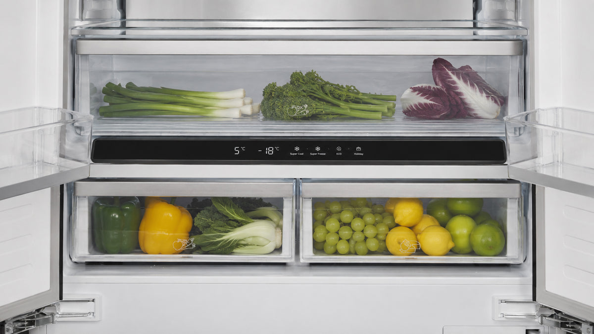 Artusi AINT9100FD 90cm integrated French door refrigerator freezer - lifestyle image 3