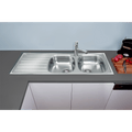 Artusi DEVON stainless steel double bowl sink - additional view