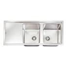 Artusi MAYFAIR stainless steel double bowl sink