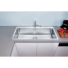 Artusi PICCADILLY stainless steel single bowl sink - additional view