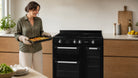 Artusi AFIR935B 90cm Freestanding Induction Cooker lifestyle - easy clean