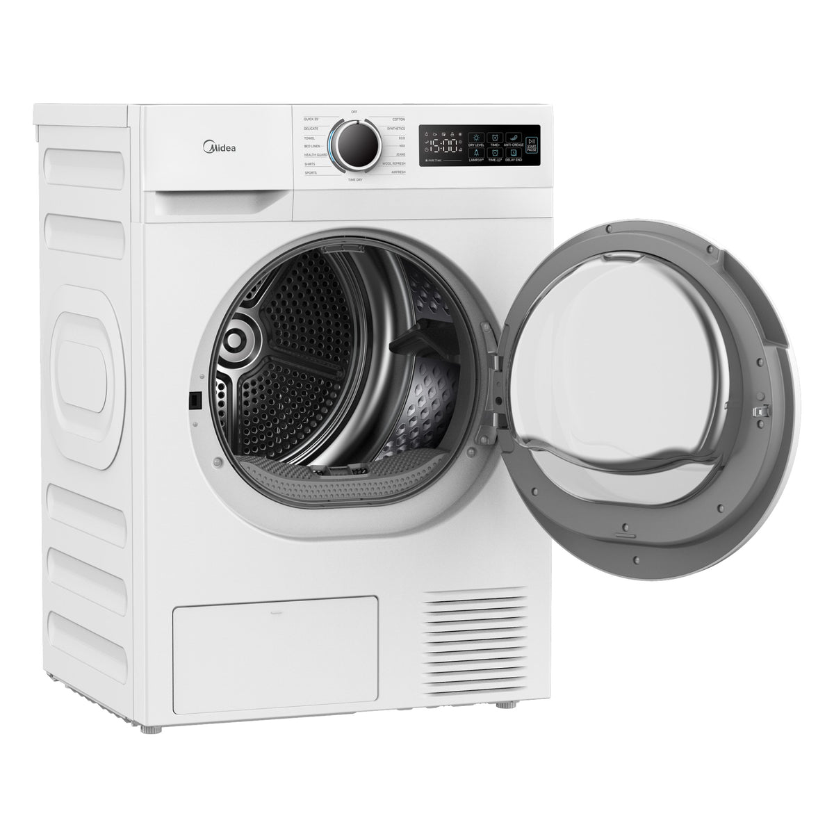 Midea MD110H80/W-AU 8kg White Heat Pump Dryer - control panel