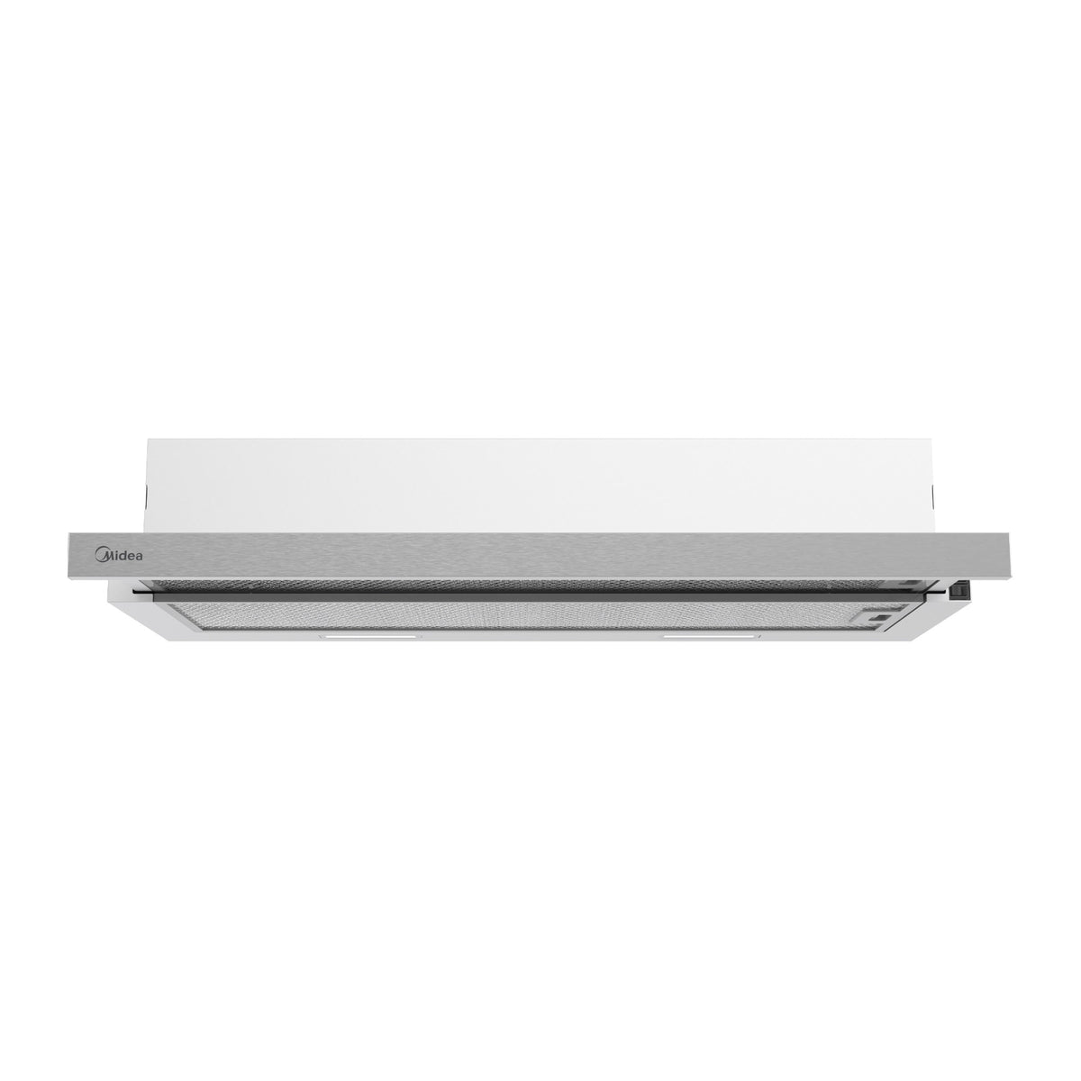 Midea 90L03 90cm stainless steel slide out rangehood, front view
