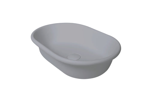 Turner Hastings BL530BA Blanche 53cm TitanCast Solid Surface Above Counter Basin