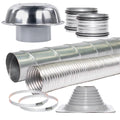 Sirius EASYROOF-200M 200mm Ducting Kit for Extraction Through a Metal Roof
