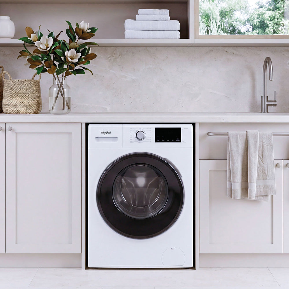 Whirlpool FWRB8012IW 8kg White Front Loader Washing Machine - Lifestyle