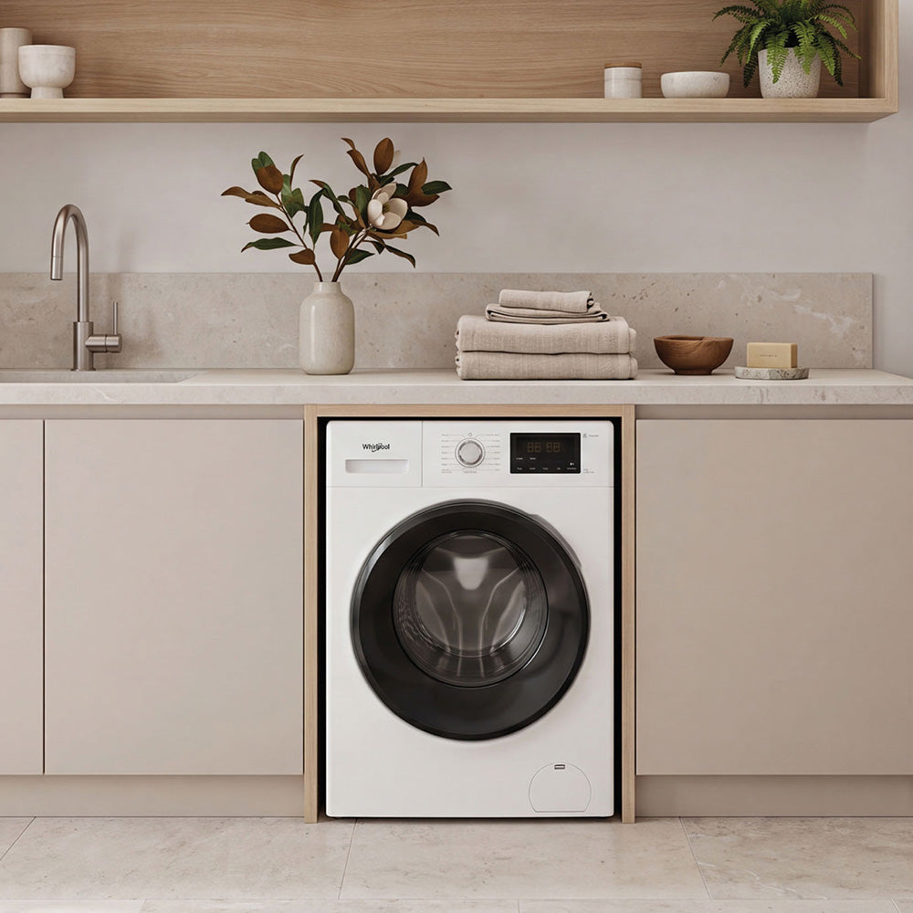 Whirlpool FWRB8012IW 8kg White Front Loader Washing Machine - Lifestyle
