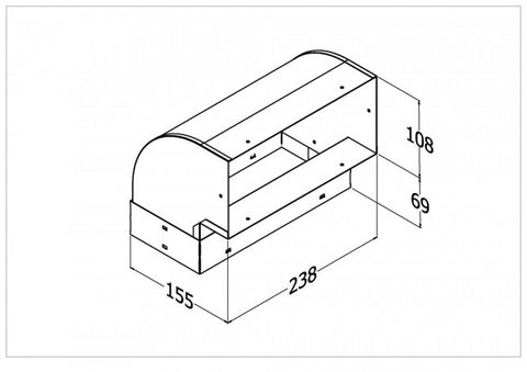 Qasair HB-1 (102) Horizontal Bend Single Motor 90