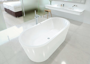 Kaldewei 01-1113-A6W 1700mm Freestadning Meisterstuck Classic Duo Oval Bath with White Multifiller