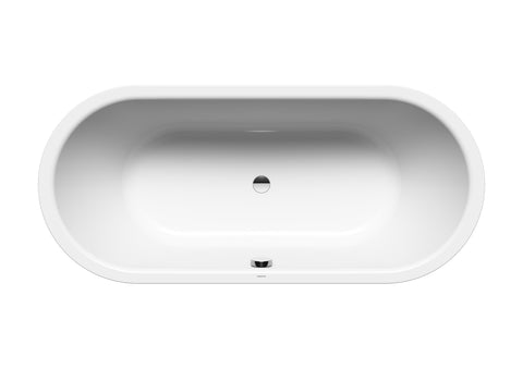 Kaldewei 01-1111-A6W 1800mm Freestadning Meisterstuck Classic Duo Oval Bath with White Multifiller