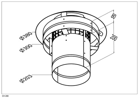 Qasair CH-200 (123) Chairman's Hat 200