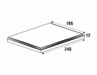 Qasair DLE-S/S CAP (128) Stainless Steel Flue Cap to suit DLE