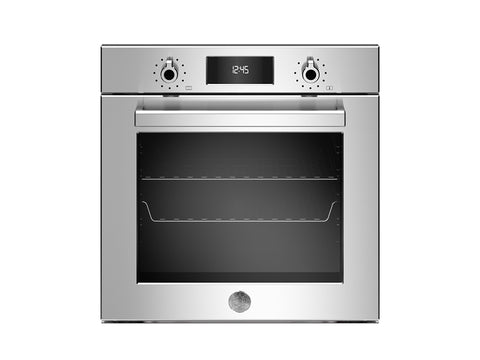 Bertazzoni F6011PROPLX Professional Series 60cm Stainless Steel Electric Pyro Built-In Oven with LCD display