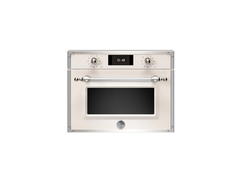 Bertazzoni F457HERMWTAX Heritage Series 60x45cm Avorio / Stainless Steel Combi Microwave Oven