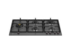 Bertazzoni P905LPRONE Professional Series 90cm Matte Black Gas Hob with Lateral Dual Wok