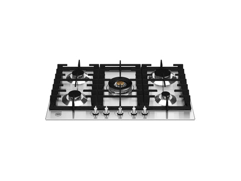 Bertazzoni P755CMODX Modern Series 75cm Stainless Steel Gas Hob with Central Wok
