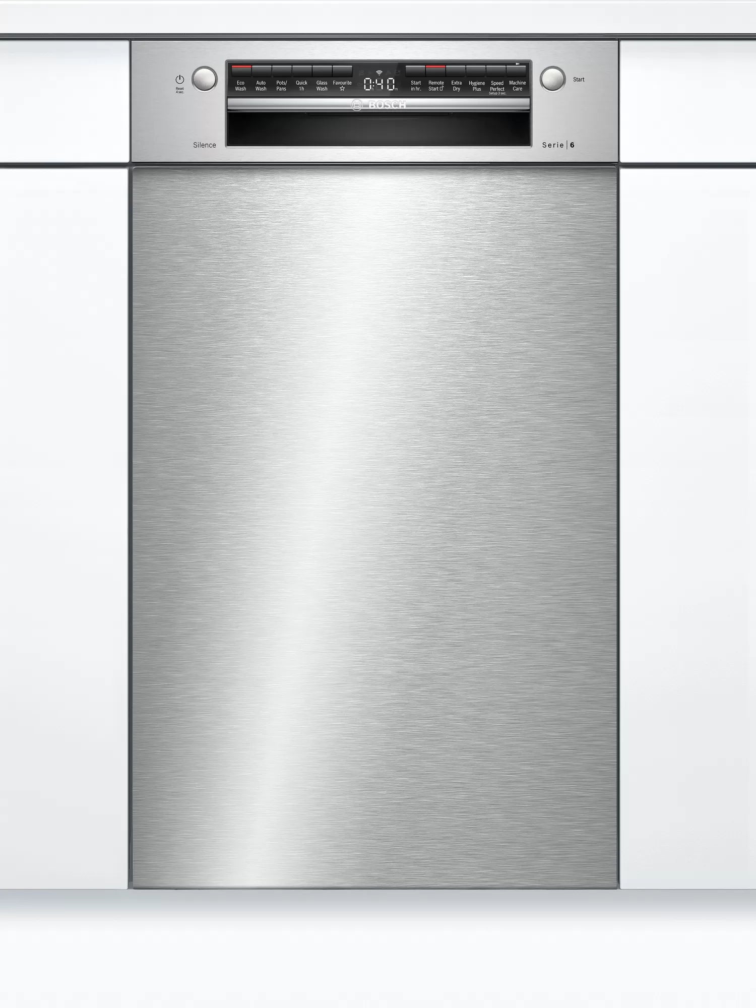 Bosch SPU6IMS01A Series 6 45cm Built-under Stainless Steel Dishwasher