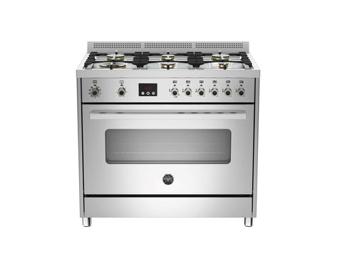 Bertazzoni PRO906MFESXE Professional Series 90cm 6-Burners Electric Oven