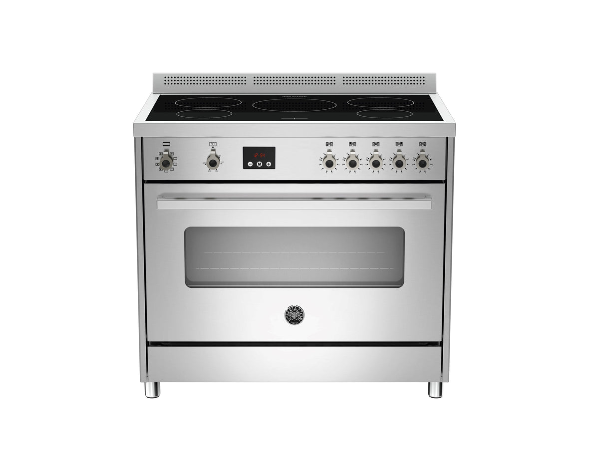 Bertazzoni PRO90 5I MFE S XE Professional Series 90cm Stainless Steel 5 Induction Zone Top & Electric Oven