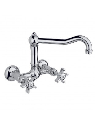 Nicolazzi 1457 Wall Mounted Kitchen Sink Mixer