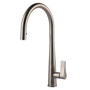 Gessi 17153BN Proton Concealed Brushed Nickel Kitchen Mixer with Pull-out