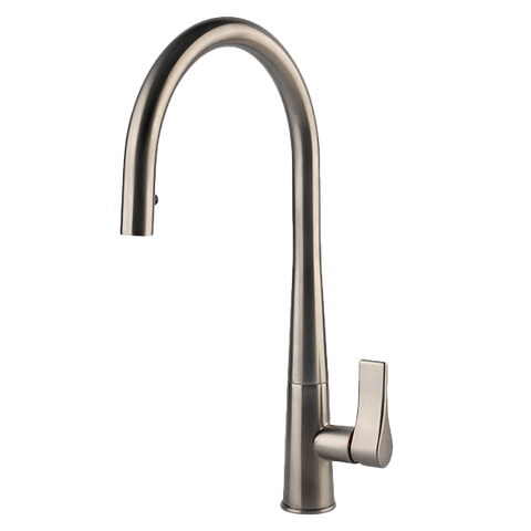 Gessi 17153BN Proton Concealed Brushed Nickel Kitchen Mixer with Pull-out