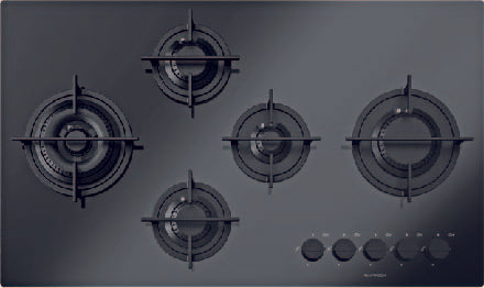 Barazza 1PMD95 Mood 90cm Built-in Stainless Steel Cooktop