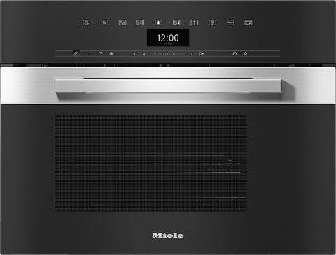 Miele DGM 7440 PureLine Clean Steel Generation 7000 Steam Oven with Microwave