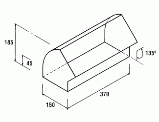 Qasair HB-2/45 (204) Horizontal Bend Twin Motor 45