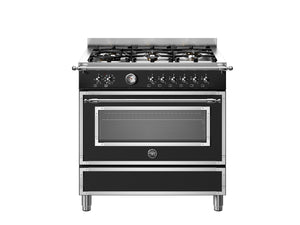 Bertazzoni HER96L1E Heritage Series 90cm 6 Burner With Electric Oven