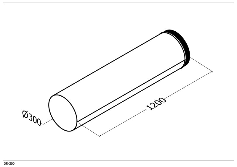 Qasair DR-300 (216) Duct Length 300