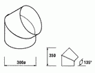 Qasair DR-300/45 (218) 300 Bend 45