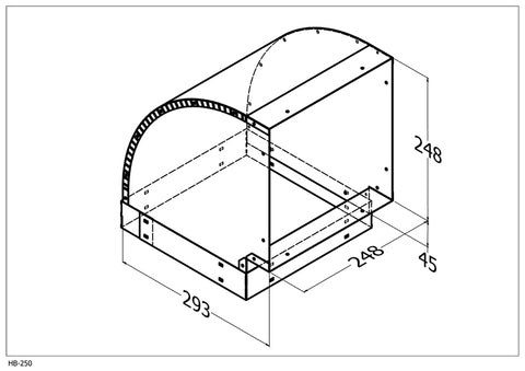 Qasair HB-250 (224) Horizontal Bend 250SQ