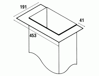 Qasair CF 10/12/1500H (237) Ceiling Flange to suit 10/12/1500H
