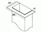 Qasair CF 3F-900-2 (238) Ceiling Flange to suit 3F 900-2