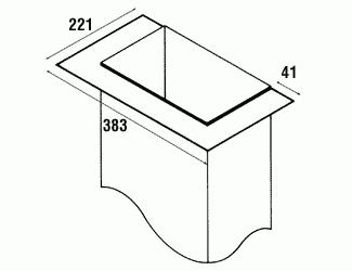 Qasair CF 3F-900-2 (238) Ceiling Flange to suit 3F 900-2