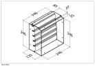 Qasair BD/M-250 SQ (255) Back Draft Damper Twin Motor 250SQ