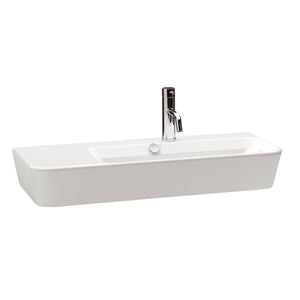 Gala  27040 Emma Square 80cm Asymmetric Right Hand Wall Basin with Waste 1TH