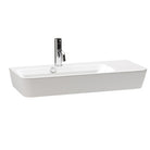 Gala 27045 Emma Square 80cm Asymmetric Left Hand Wall Basin with Waste 1TH