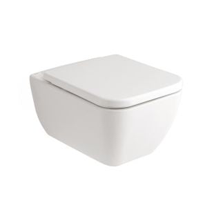 Gala 271724 Emma Square Wall Hung Pan Soft Close Seat Toilet