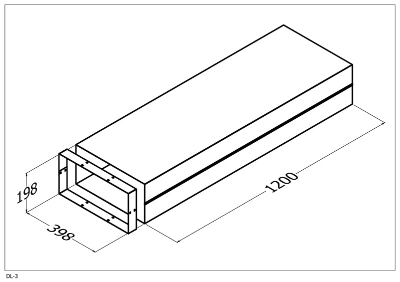 Qasair DL-3 (302) triple Motor Duct Length