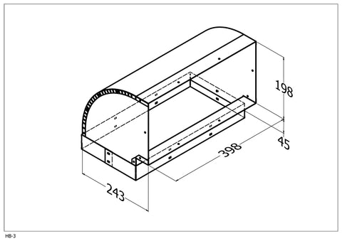 Qasair HB-3 (303) Horizontal Bend triple Motor 90