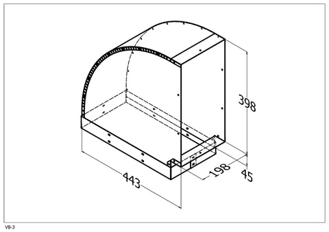 Qasair VB-3 (305) Vertical Bend triple Motor 90