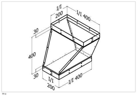Qasair TT-3 (307) triple Motor Twisted Transition